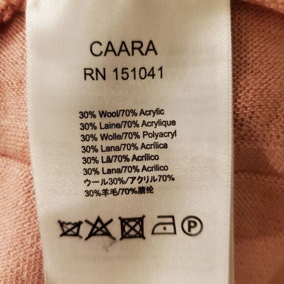 CAARA Pink Turtleneck Dress sz Large - Picture 12 of 12